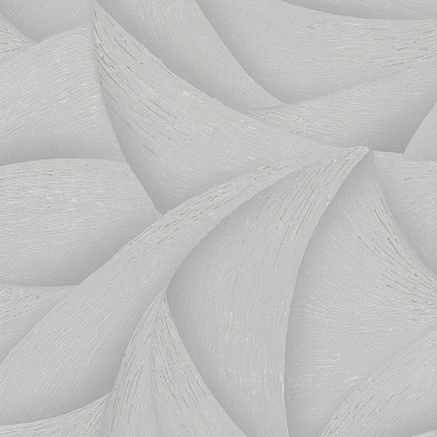 Papel de parede ESPIRAL 3D CINZA E PRATEADO 35504
