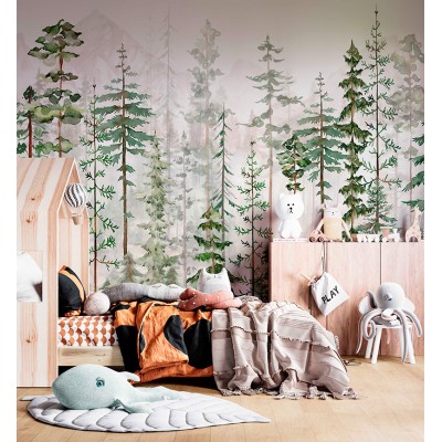 Mural Infantil Floresta Densa ANIM693 2