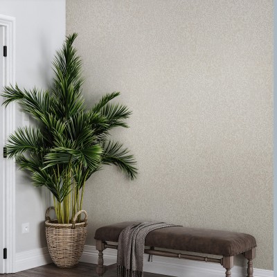 Papel pintado CON RELIEVE FLORAL BEIGE 35531