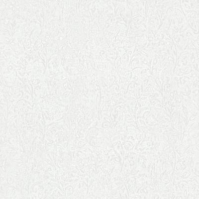 Papel de parede COM RELEVO FLORAL BRANCO PÉROLA 35530