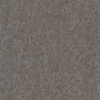 Paper pintat AMB RELLEU FLORAL GRIS COURE 35534