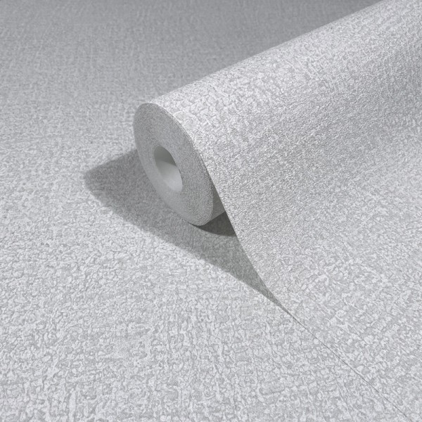 Papel pintado TEXTURA RÚSTICA GRIS Y PLATEADO 35517