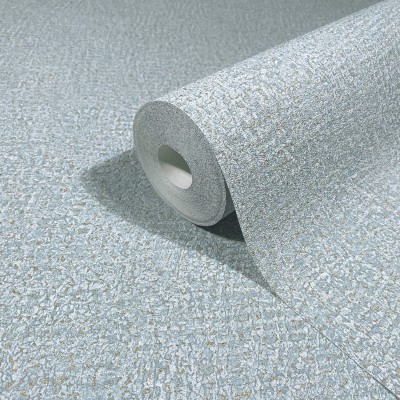 Papel de parede TEXTURA RÚSTICA AZUL E DOURADO 35519