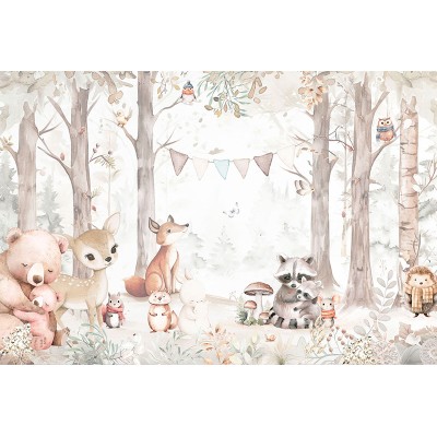 Mural Infantil Fiesta en el Bosque ANIM698