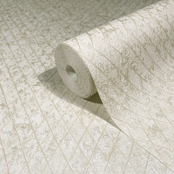 Papel de parede TEXTURA DIAMANTE BEGE PÉROLA 35535 Papel de parede TEXTURA DIAMANTE BEGE PÉROLA 35535