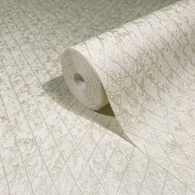 Papel de parede TEXTURA DIAMANTE BEGE PÉROLA 35535 Papel de parede TEXTURA DIAMANTE BEGE PÉROLA 35535