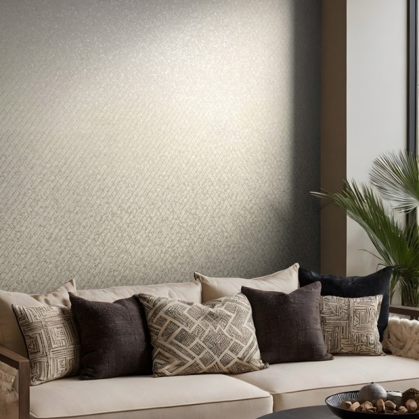 Papel de parede TEXTURA DIAMANTE BEGE PÉROLA 35535 Papel de parede TEXTURA DIAMANTE BEGE PÉROLA 35535