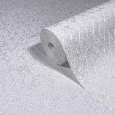 Papel de parede TEXTURA DIAMANTE BRANCO PÉROLA 35537 Papel de parede TEXTURA DIAMANTE BRANCO PÉROLA 35537