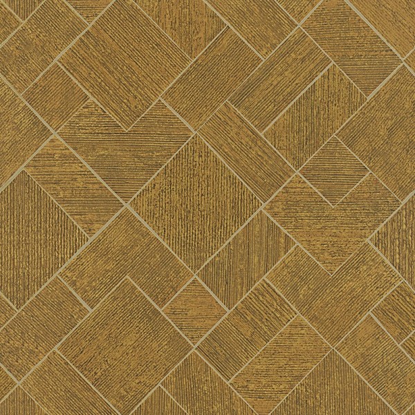 Papel de parede GEOMÉTRICO CONTEMPORÂNEO DOURADO ACOBREADO 35513