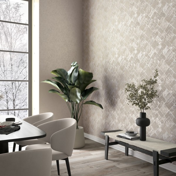 Papel pintado GEOMÉTRICO CONTEMPORÁNEO BEIGE PERLADO 35509 Papel pintado GEOMÉTRICO CONTEMPORÁNEO BEIGE PERLADO 35509