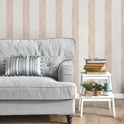 Papel pintado RAYAS ÉTNICAS TERRACOTA 487-3 2