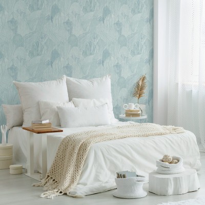 Paper pintat TEXTURA VEGETAL VERD AIGUA 481-2 2