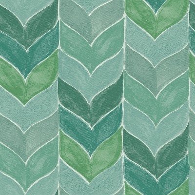 Papel de parede CHEVRON AQUARELA VERDE 483-4