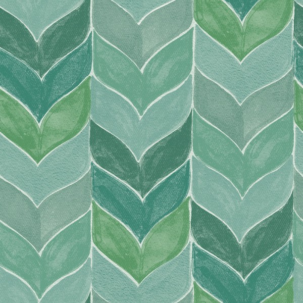 Paper pintat CHEVRON AQUAREL·LAT VERD 483-4