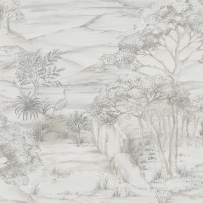 Papel pintado PAISAJE VINTAGE BEIGE Y GRIS 484-1