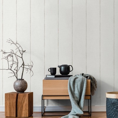 Paper pintat RATLLES FINES BEIGE I GRIS 488-1 2