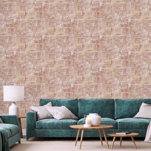 Paper pintat ÈTNIC TERRACOTA 486-3