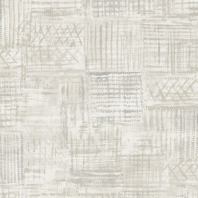Papel pintado ÉTNICO GRIS Y TOPO 486-4