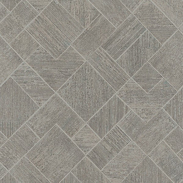 Papel de parede GEOMÉTRICO CONTEMPORÂNEO CINZA PRATEADO 35511