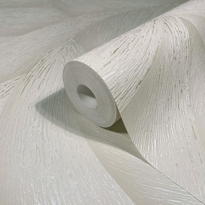 Papel de parede ESPIRAL 3D CREME E PEROLADO 35502