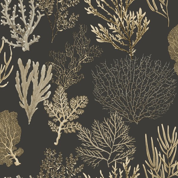 Paper pintat CORALLS NEGRE I BEIGE SEAS_8397_98_08