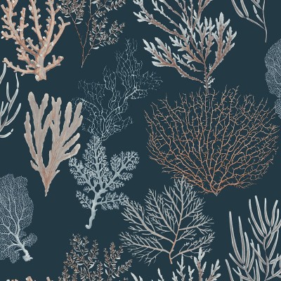 Papel de parede CORALES AZUL OCEANO SEAS_8397_67_76