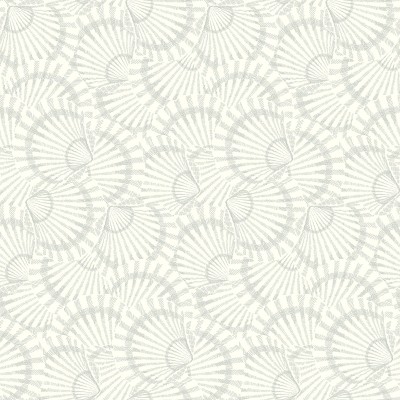 Papel de parede CONCHAS MARINHAS BRANCO E CINZA SEAS_20148_61_61