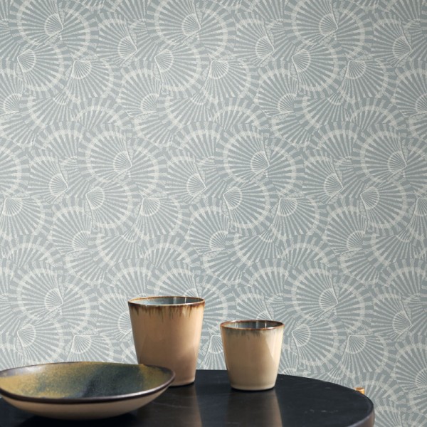 Papel pintado CONCHAS MARINAS GRIS SEAS_20148_63_03