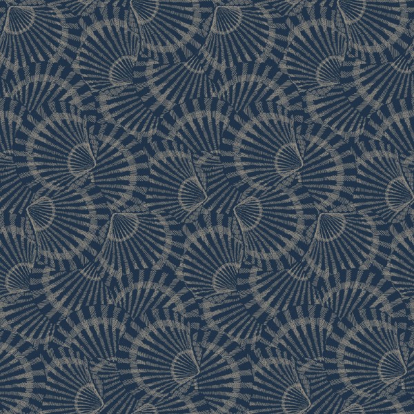 Papel de parede CONCHAS MARINHAS AZUL ESCURO SEAS_20148_69_09