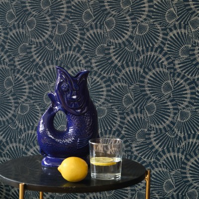 Papel pintado CONCHAS MARINAS AZUL OSCURO SEAS_20148_69_09 2