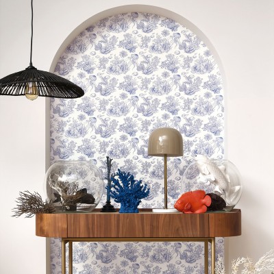 Papel pintado FONDO MARINO VINILICO AZUL SEAS_20147_64_46