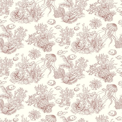 Papel de parede FUNDO MARINHO VINILICO AVERMELHADO SEAS_20147_83_38