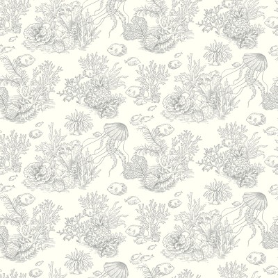 Papel de parede FUNDO MARINHO VINILICO CINZA SEAS_20147_91_01