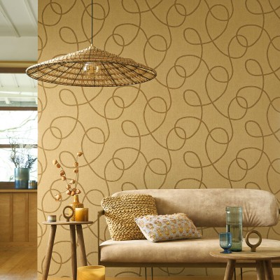 Papel pintado NUDO MARINERO OCRE SEAS_20150_24_42