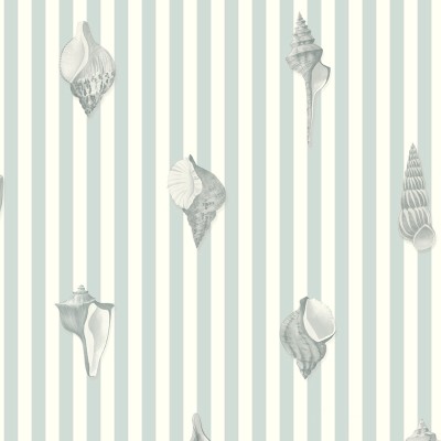 Papel de parede RISCAS NÁUTICAS COM CONCHAS AZUL SEAS_20152_62_62