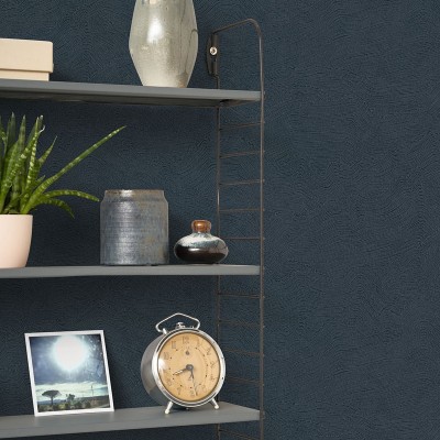 Papel de parede ONDAS TEXTURIZADAS AZUL ESCURO SEAS_20149_69_96