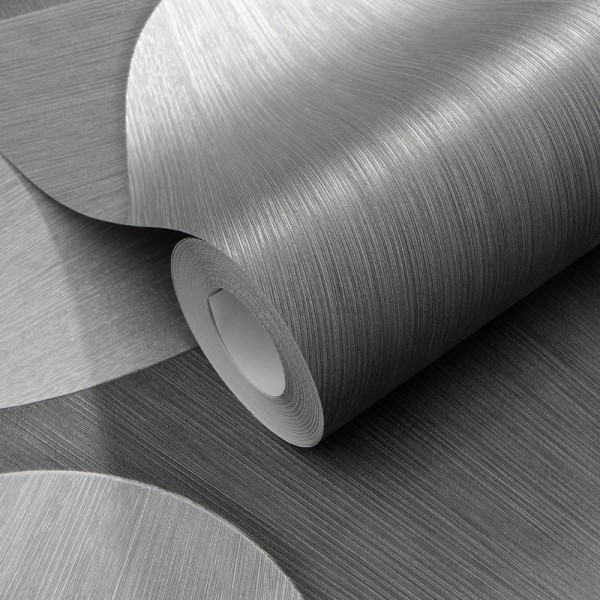 Papel pintado RETRO MODERNO PLATEADO EC1042329