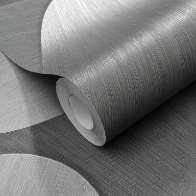 Papel pintado RETRO MODERNO PLATEADO EC1042329