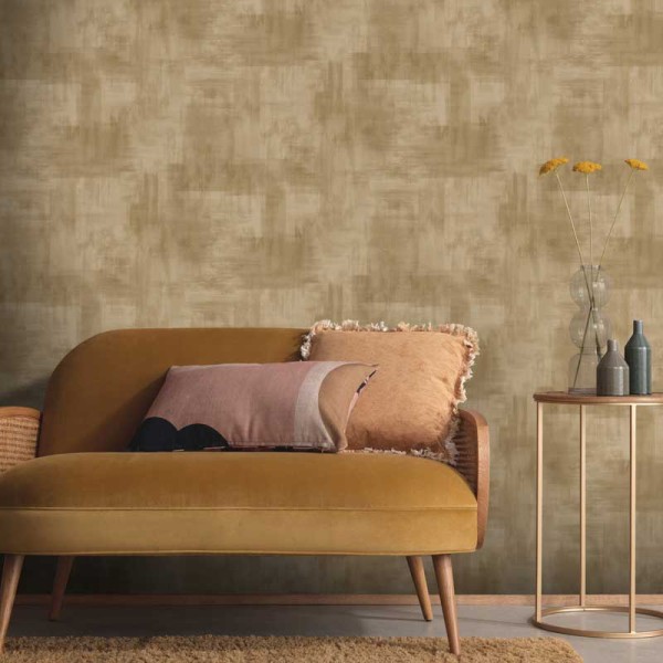 Papel de parede DESGASTADO MODERNO DOURADO EC1048030
