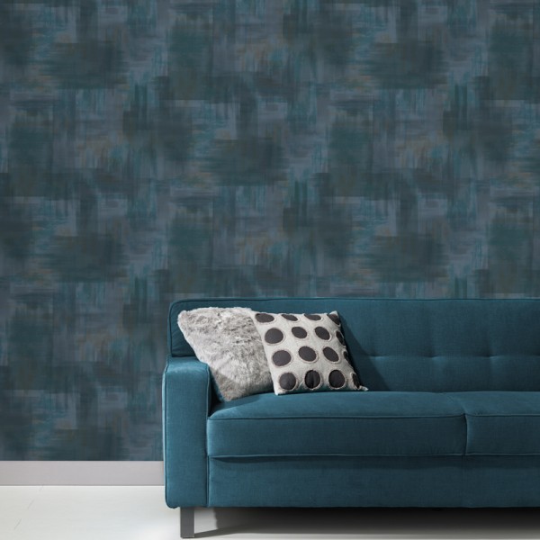 Paper pintat DESGASTAT MODERN BLAU EC1048008