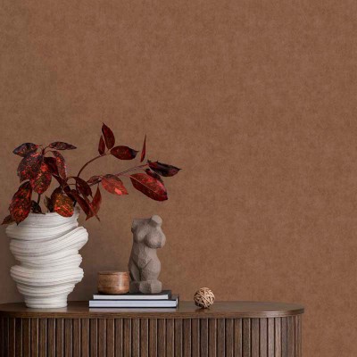 Papel pintado LISO VINILICO COBRE MARRÓN EC1047348 2