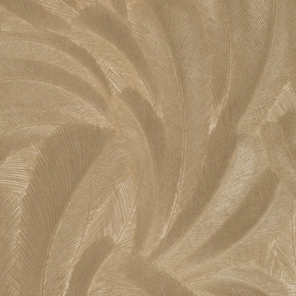 Papel de parede PENAS DOURADAS EC1047630