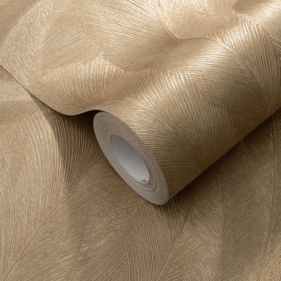 Papel pintado PLUMAS DORADAS EC1047630