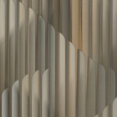 Papel pintado ESCALA 3D BRONCE Y GRIS EC1047115