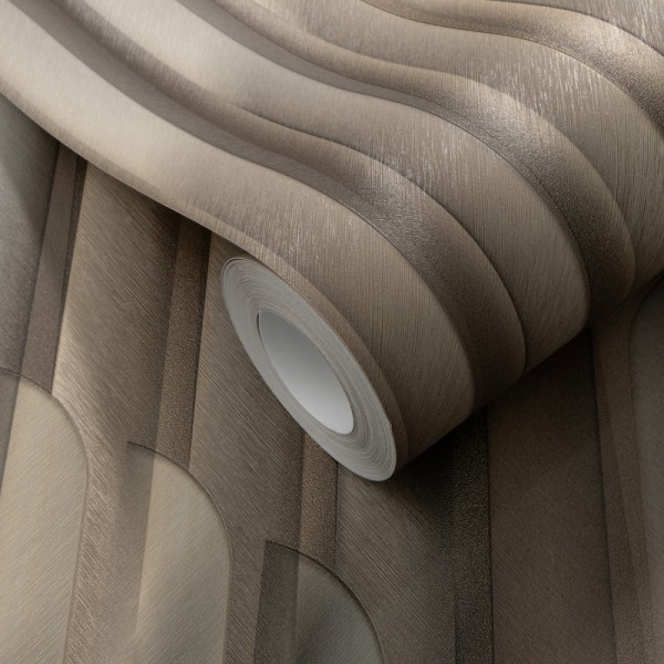 Paper pintat ESCALA 3D BRONZE I GRIS EC1047115