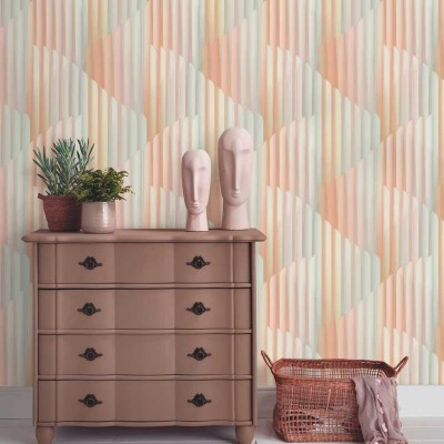 Papel pintado ESCALA 3D PASTEL MULTICOLOR EC1047105