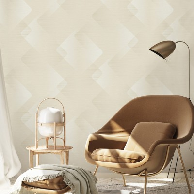 Papel pintado FUTURISTA CREMA Y BEIGE EC1047902