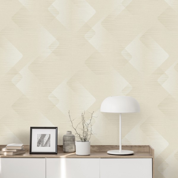 Papel pintado FUTURISTA CREMA Y BEIGE EC1047902