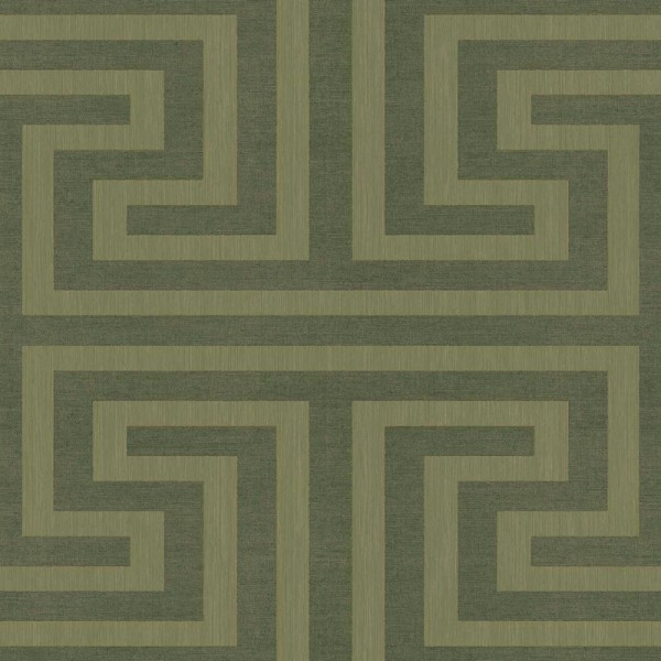 Papel de parede LABIRINTO CINZA E DOURADO 27519