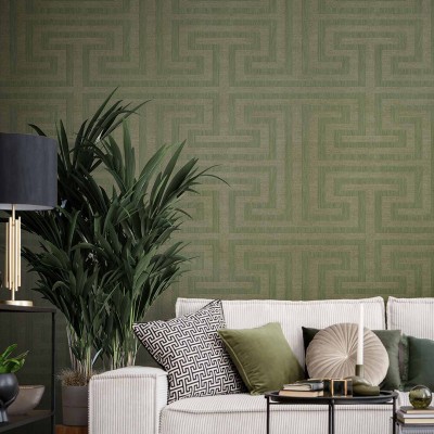 Papel pintado LABERINTO VERDE 27515